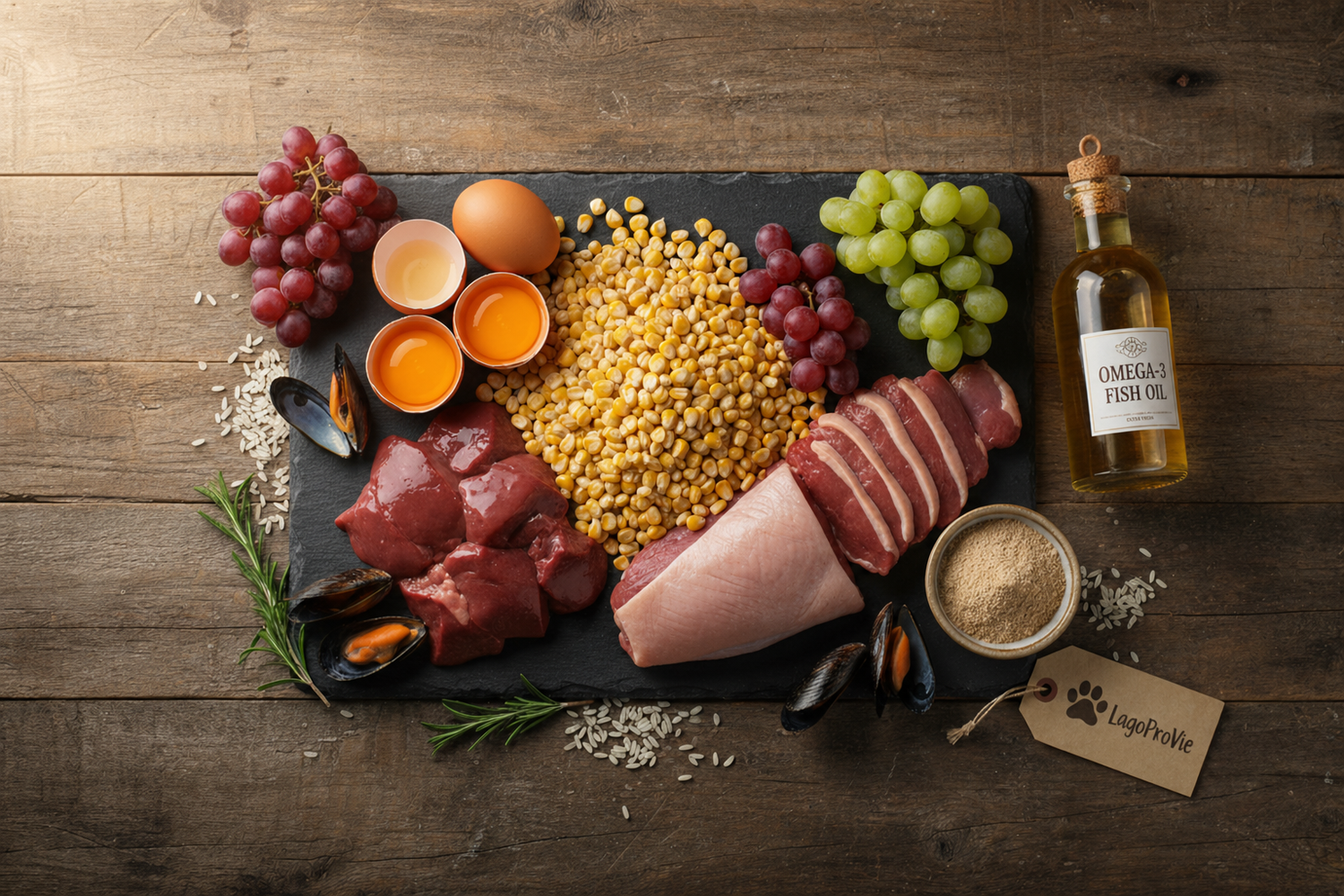 Natürliches Premium Hundefutter LAGO PRO VIE Zutaten